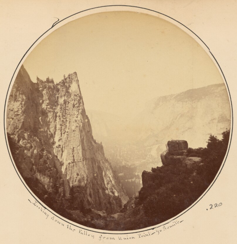 Looking Down the Valley from Union Point, Yosemite