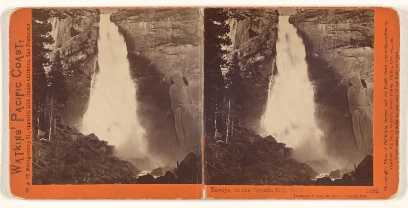 Yowiye, or the Nevada Fall, 700 feet, Yosemite Valley, Mariposa County, Cal.