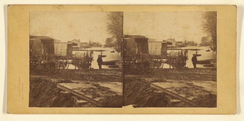 Sacramento During the Flood. Fifth Street, South from L Street.