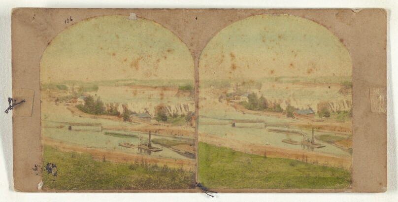 Cohoes Falls, Distant View.