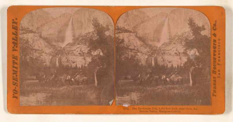 The Yo-Semite Fall, 2,634 feet high, near view, Yo-Semite Valley, Mariposa County.