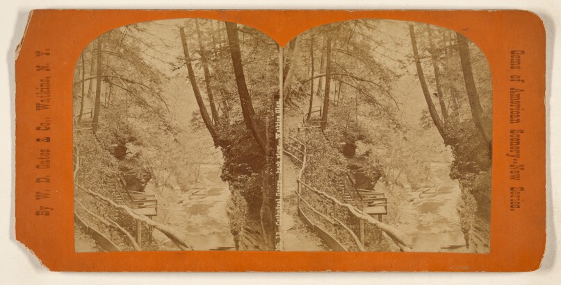 Cathedral Gorge - back view - Watkins Glen.