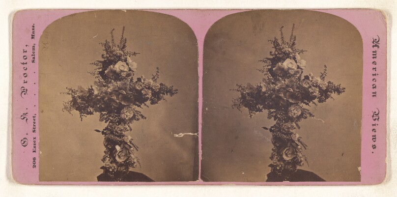 [Geo. Peabody Funeral Flowers, Cross and Crown]