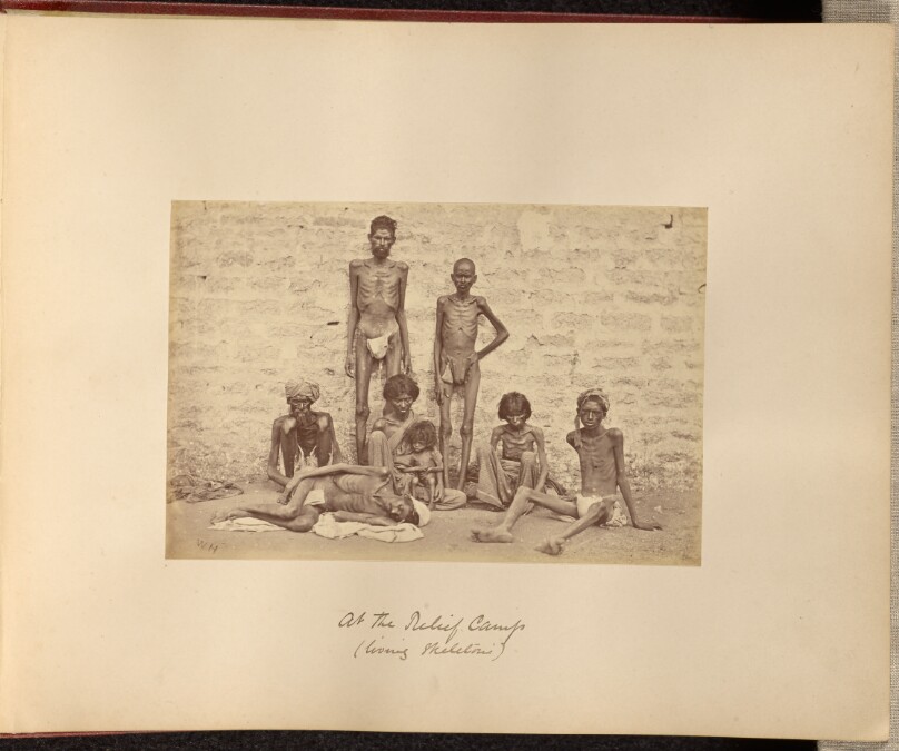 At the Relief Camp (Living Skeletons)