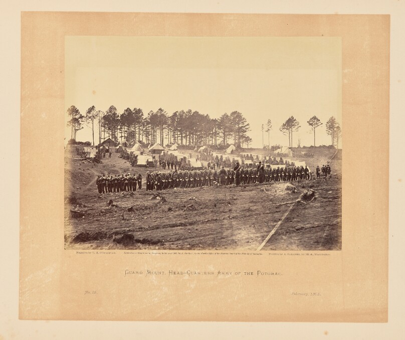 Guard Mount, Head-Quarters Army of the Potomac