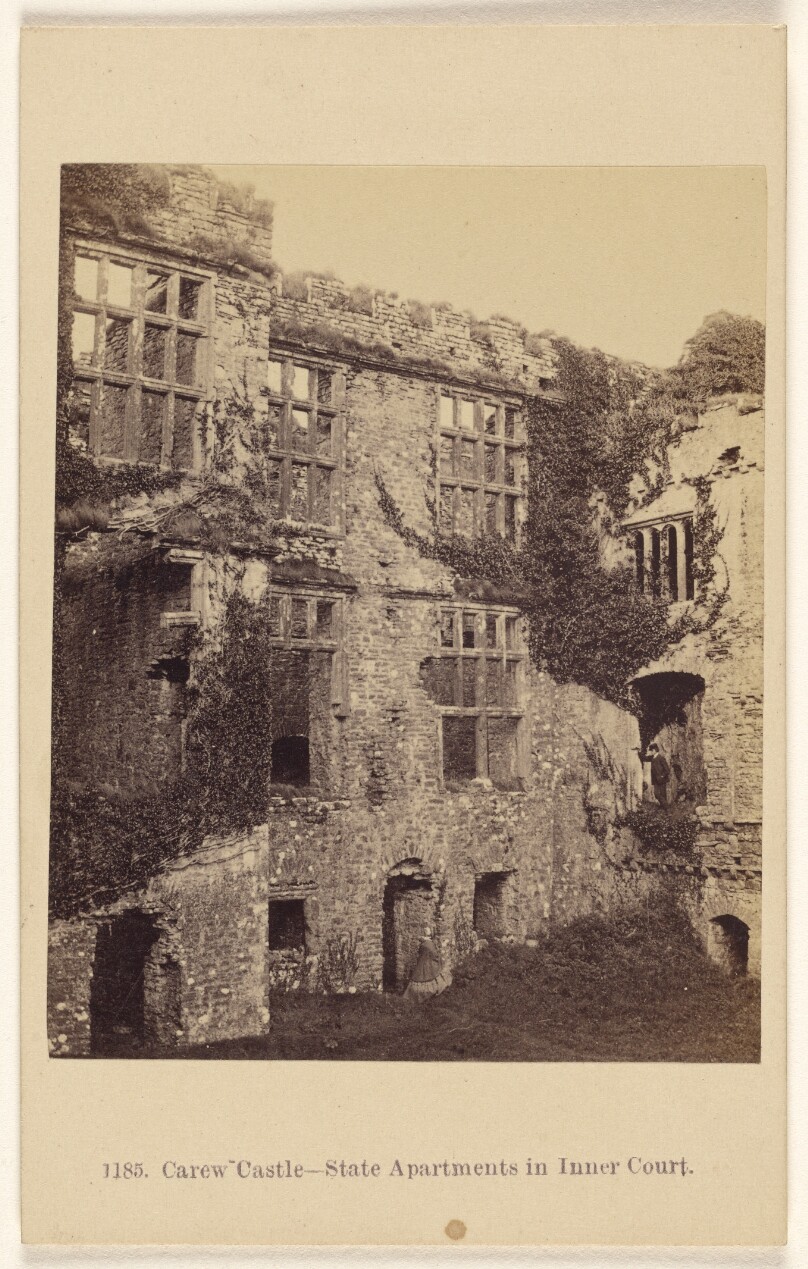 Carew Castle - State Apartments in Inner Court.