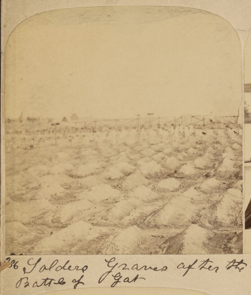 [Graves of soldiers]