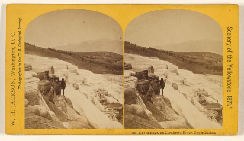 Hot Springs, on Gardiner's River, Upper Basins.