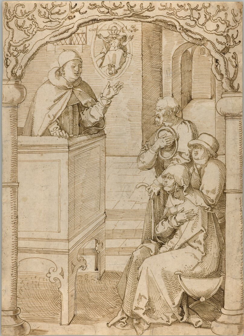 A Monk Preaching