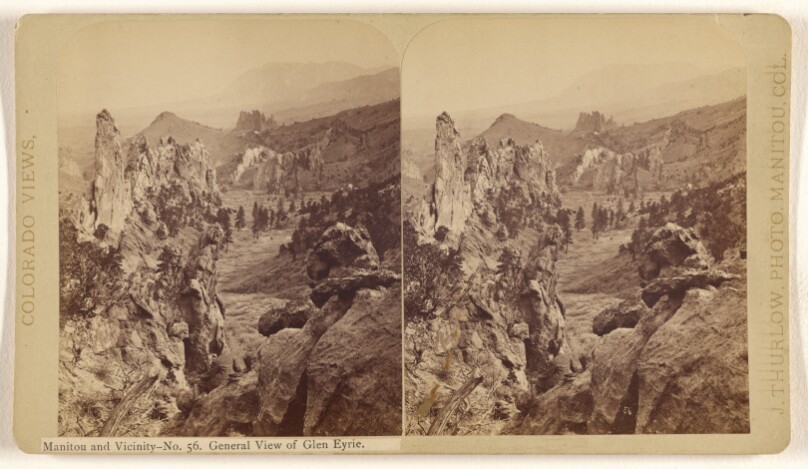 Manitou and Vicinity. General View of Glen Eyrie.