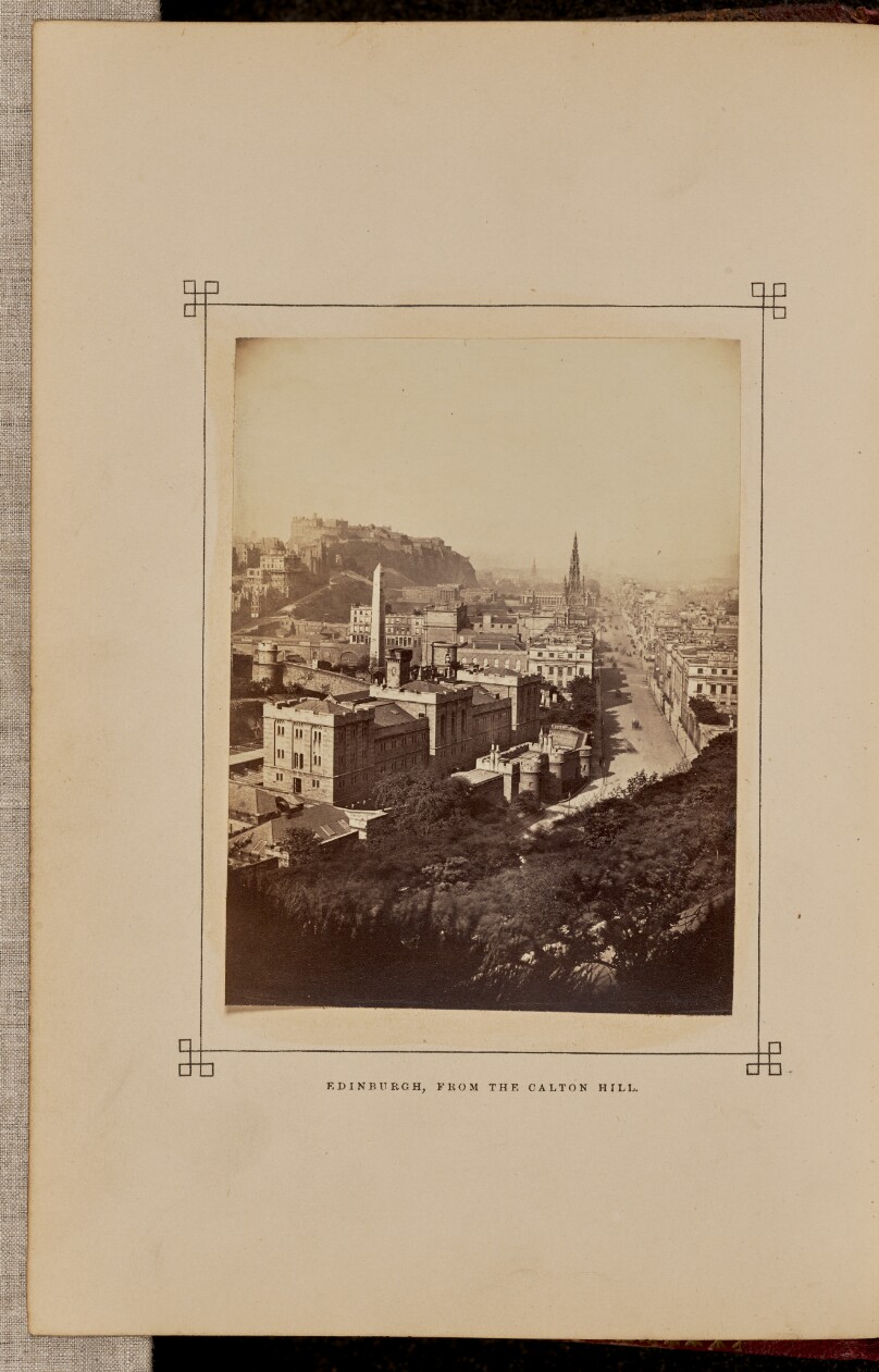 Edinburgh, from the Calton Hill