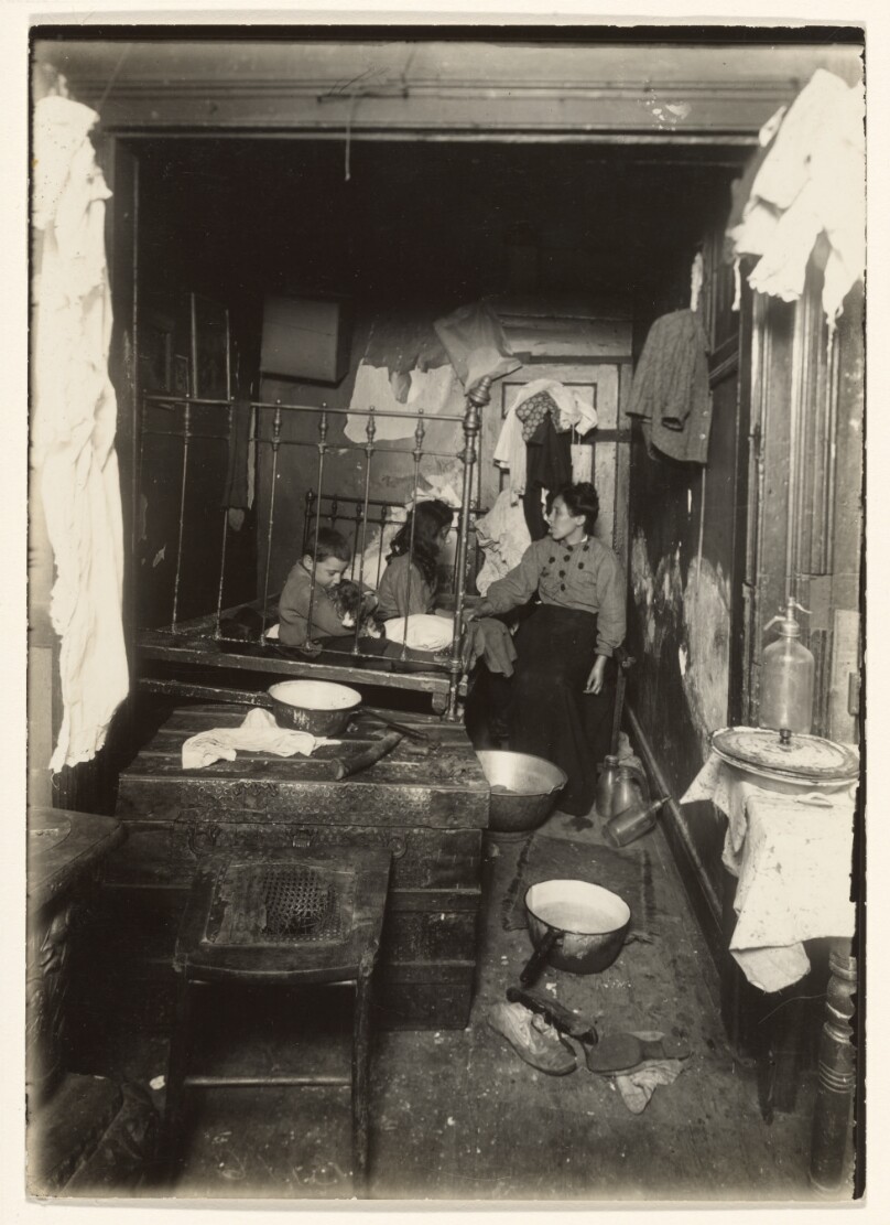 A Rear Tenement Bedroom, NY East Side