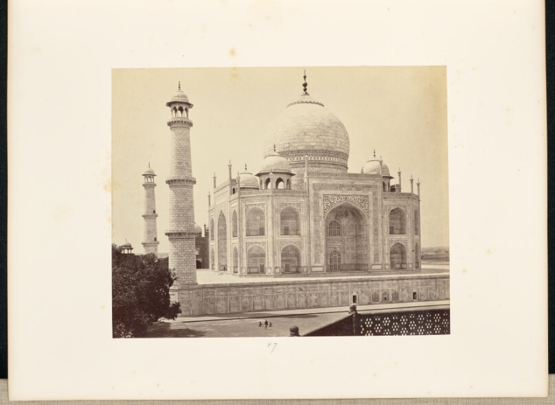 Agra; The Taj, from the Corner of the Quadrangle
