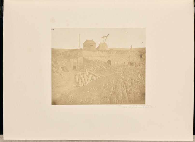 Remains of Malakoff Tower with the telegraph erected by the French