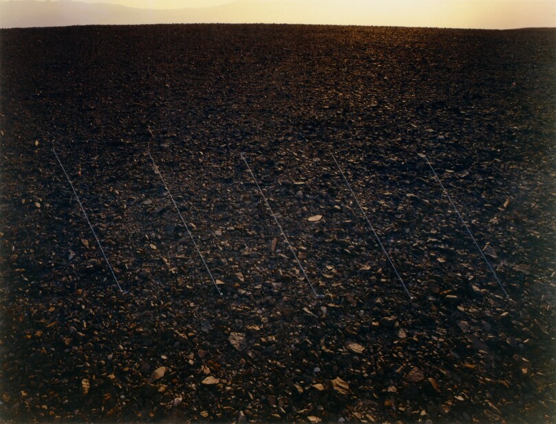 Black Rock Hill with Diagonal Lines, Death Valley, California