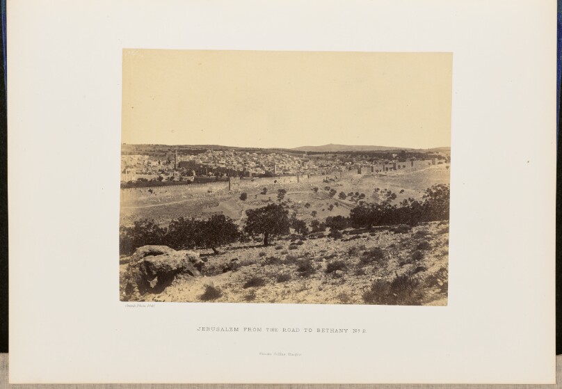 Jerusalem from the Road to Bethany, No. 2