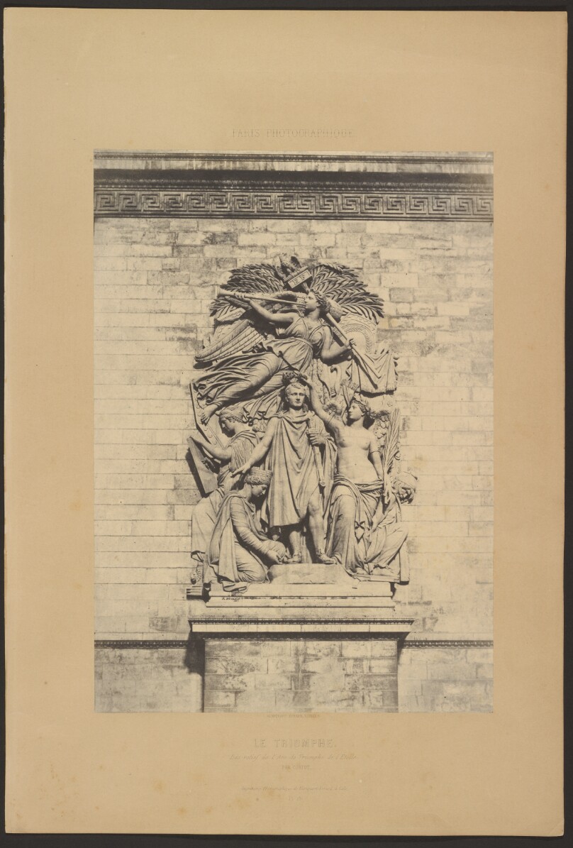 Le Triomphe. Bas-relief de l'Arc de Triomphe de l'Etoile, par Cortot