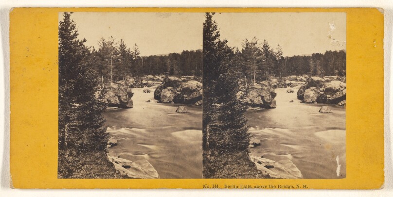 Berlin Falls, above the Bridge, N.H.