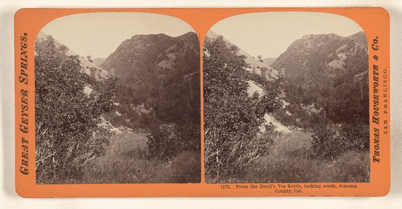 From the Devil's Tea Kettle, looking south, Sonoma County, Cal.