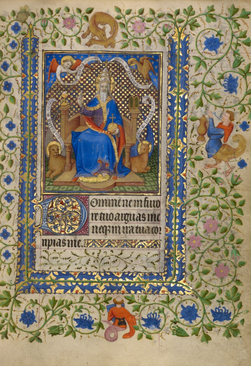The Lord Enthroned between the Altars of the New and Old Law