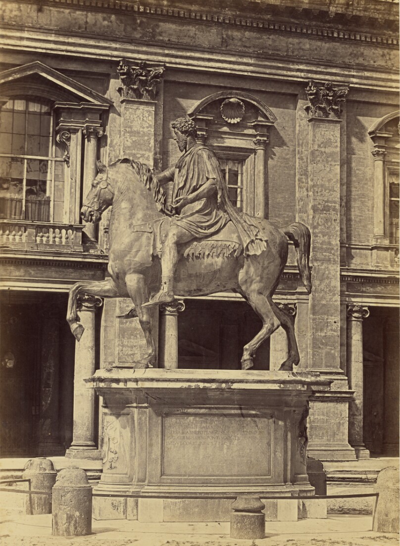 [Equestrian statue of Marcus Aurelius - Rome]