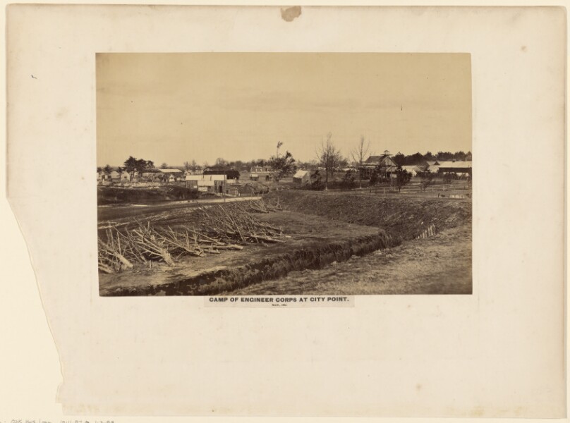 Camp of Engineer Corps at City Point. May, 1865.