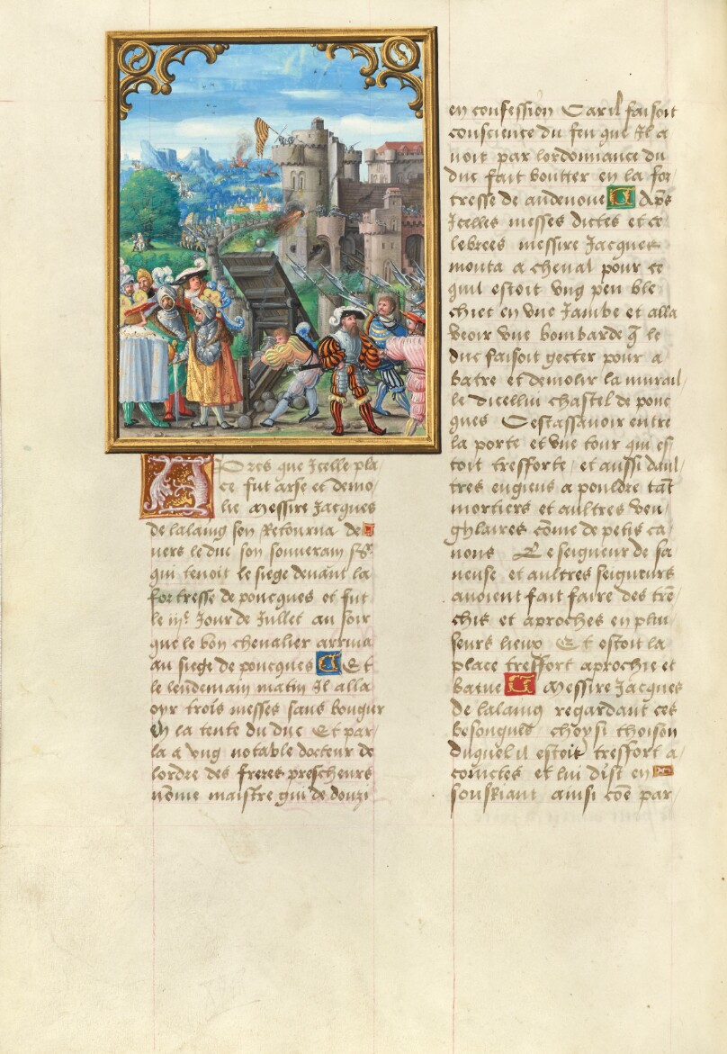The Death of Jacques de Lalaing at the Siege of Poeke Castle