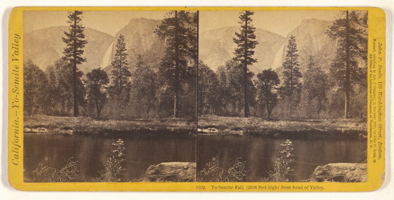 Yo-Semite Fall, (2634 feet high) from head of Valley.
