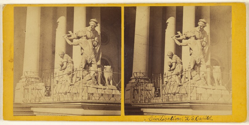 Statue of Civilization, (U.S. Capitol.)