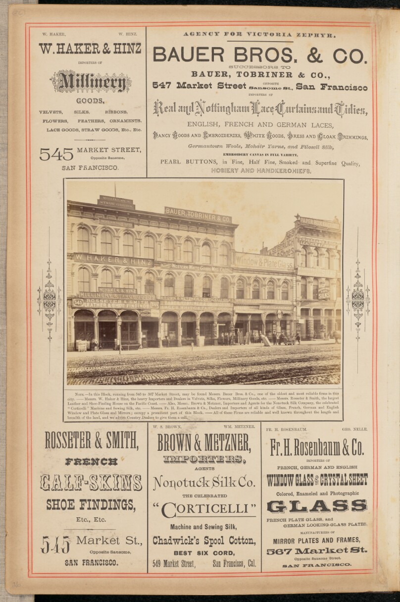 [Buildings on Market Street, San Francisco]
