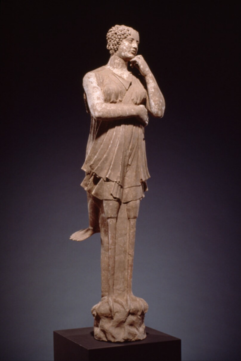 Statue of a Standing Siren