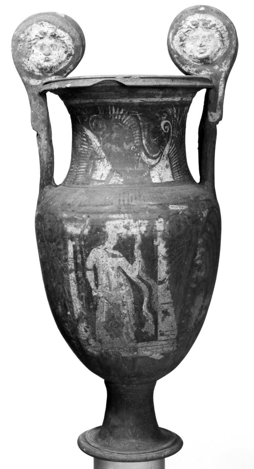 Apulian Polychrome Volute Krater
