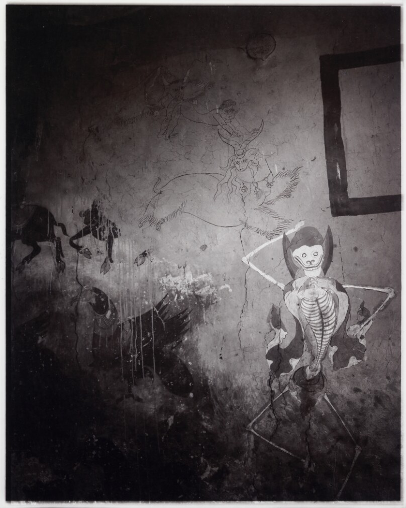 Death Figure, Tiktse Monastery, Ladakh, India