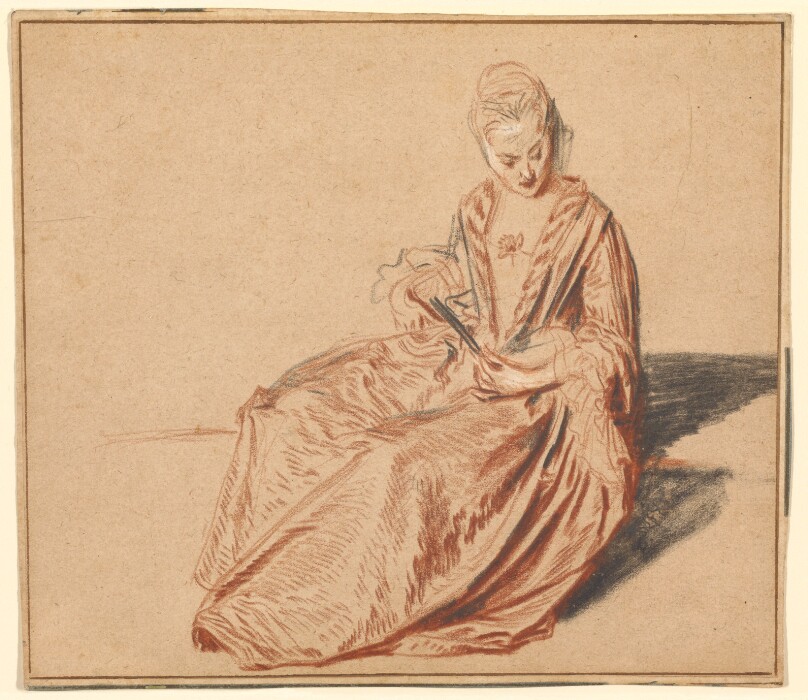 Seated Woman with a Fan
