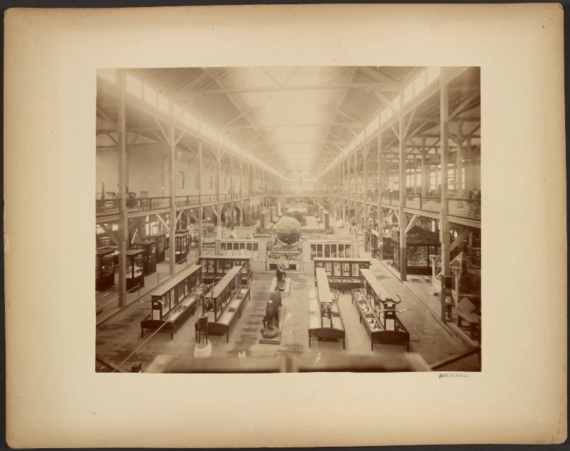 [Interior of exhibition hall]