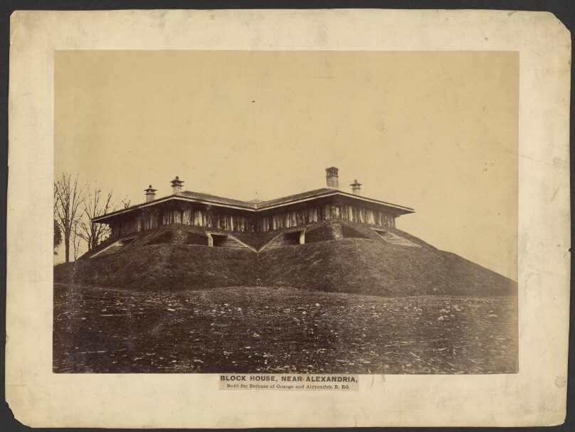 Block House, Near Alexandria, Built for Defense of Orange and Alexandria R. Rd.