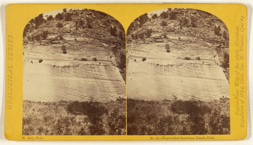 Cross-bedded Sandstone, Kanab, Utah.