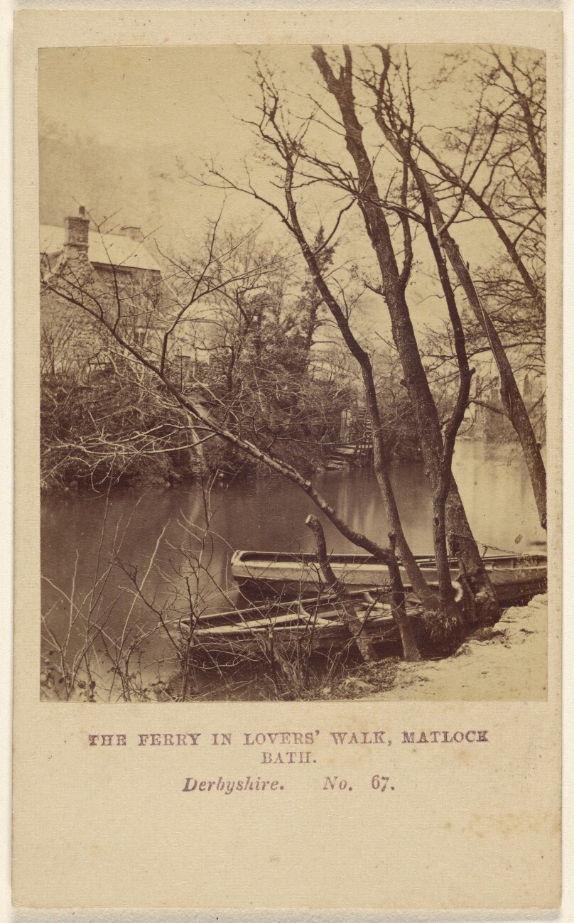 The Ferry in Lovers Walk, Matlock Bath. Derbyshire.