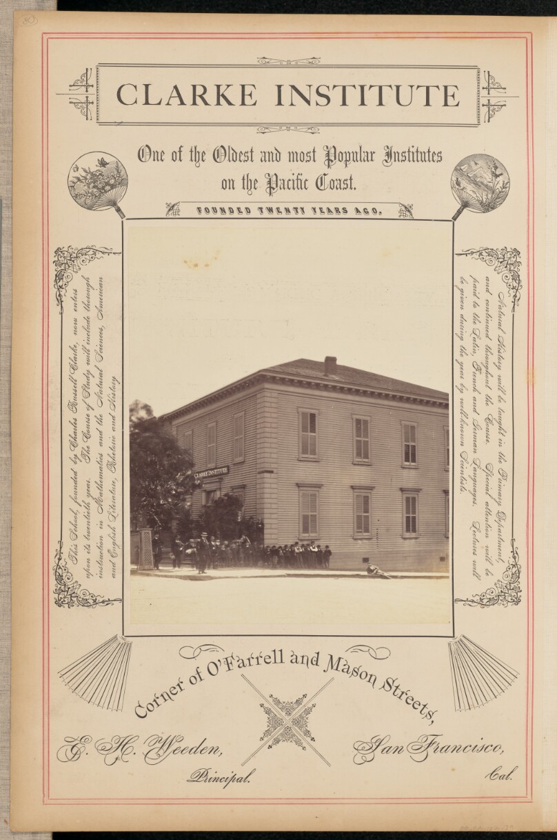 [Clarke Institute, San Francisco]