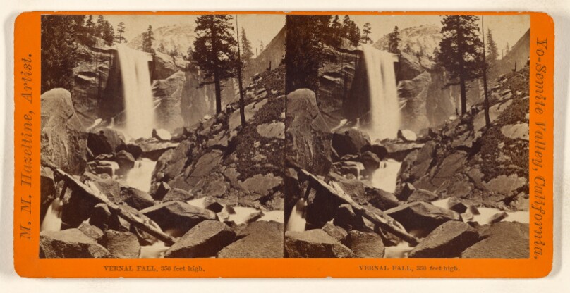 Vernal Falls, 350 feet high.