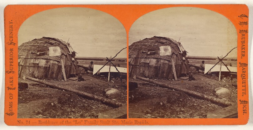 Residence of the "Lo" Family Sault Ste. Marie Rapids.