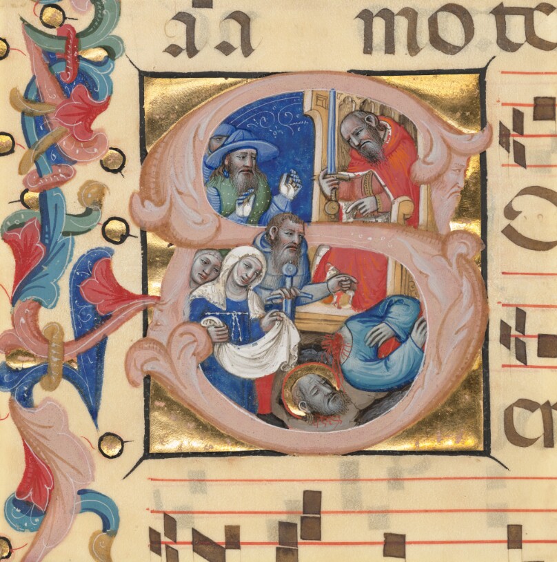 Initial S: The Beheading of Saint Paul and the Miracle of Plautilla's Veil