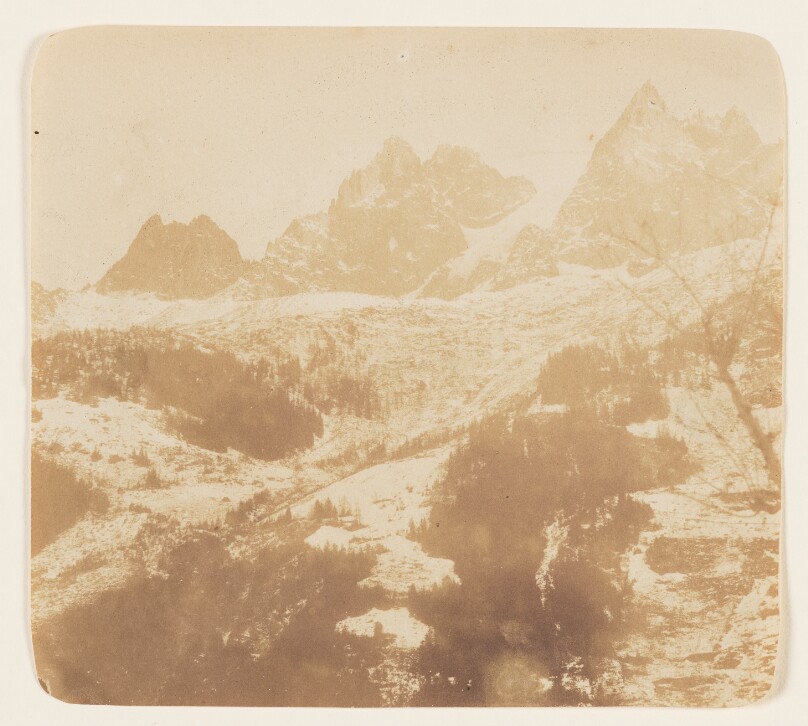 [View of Mountains in Snow]