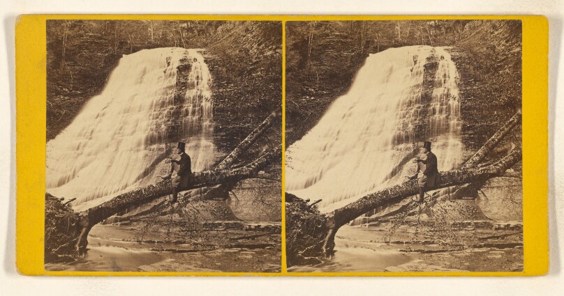 First Fall on Lick Brook, Ithaca. [New York]