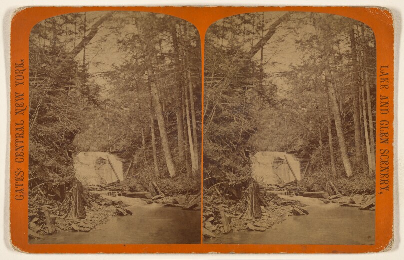 Picnic Falls, distant view [Hammondsport Glen, Steuben County, New York]