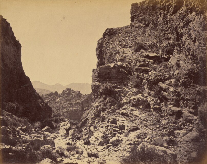 Gorge in the Landi Kotal Pass