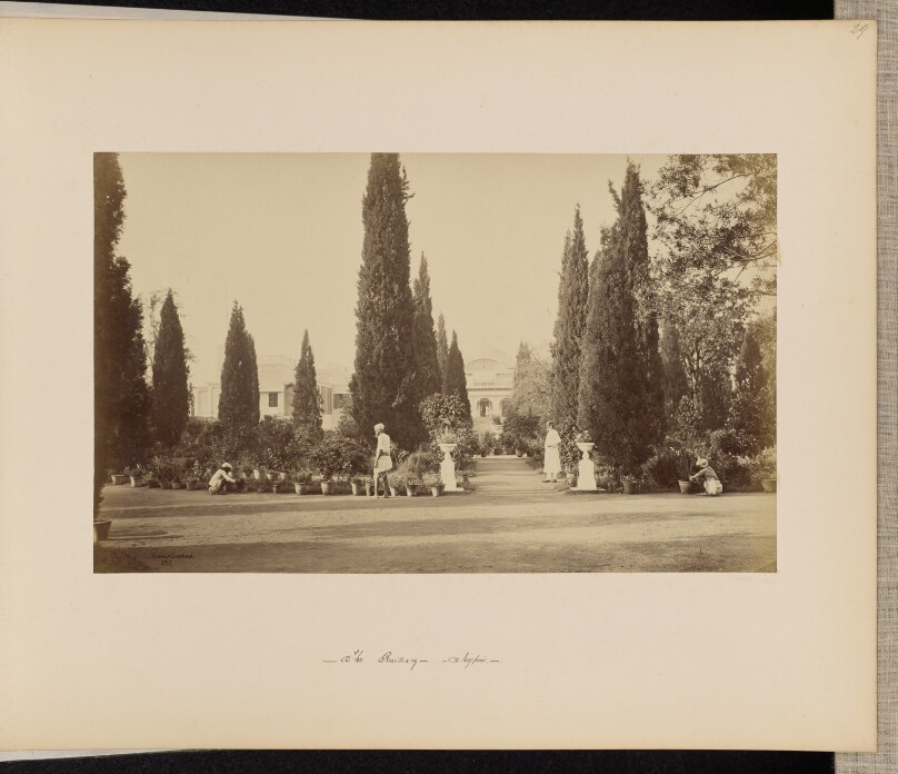 Jaypur; The Residency, from the Garden