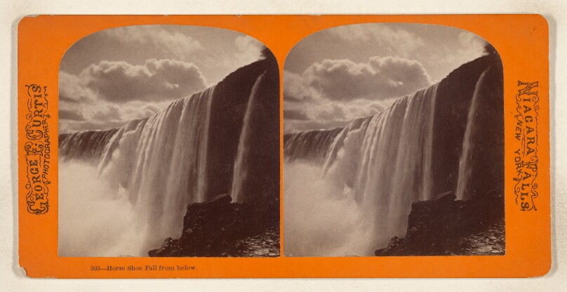 Horse Shoe Fall from below. [Niagara Falls, N.Y.]