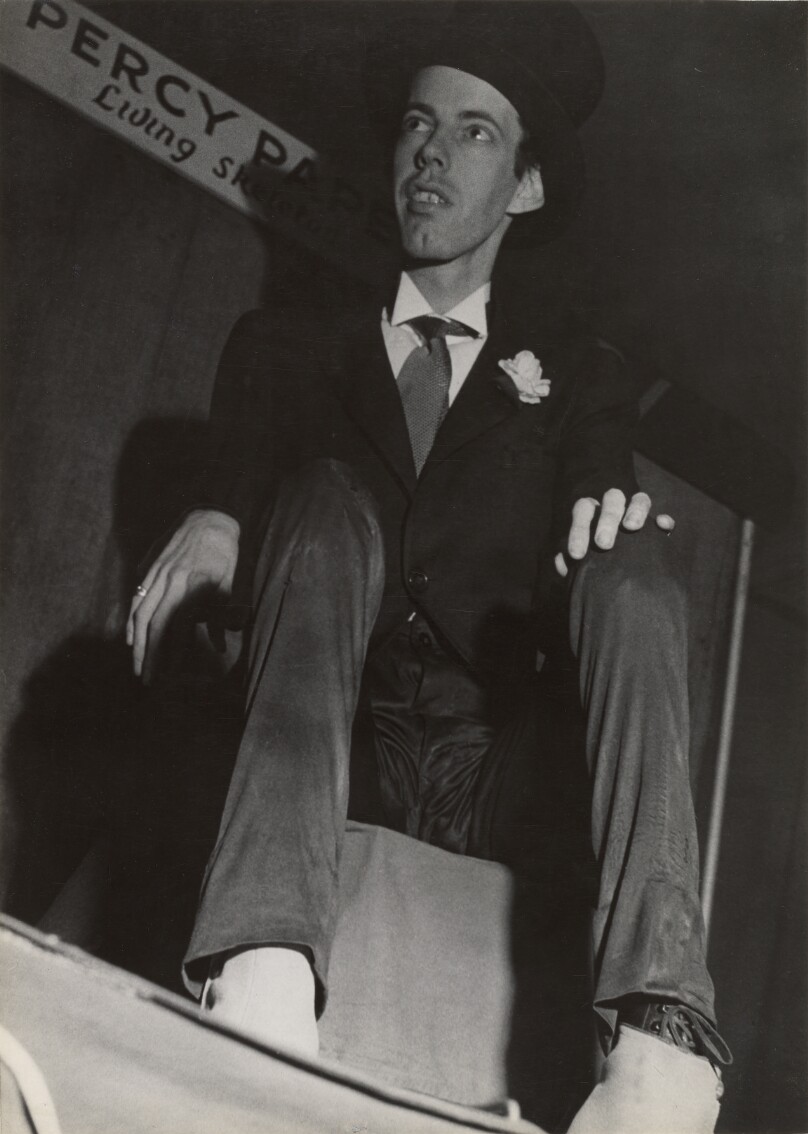 [Percy Pape, Living Skeleton, Hubert's Freak Museum and Flea Circus, New York]
