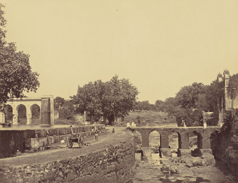Bridge and Gardens near the Musjid